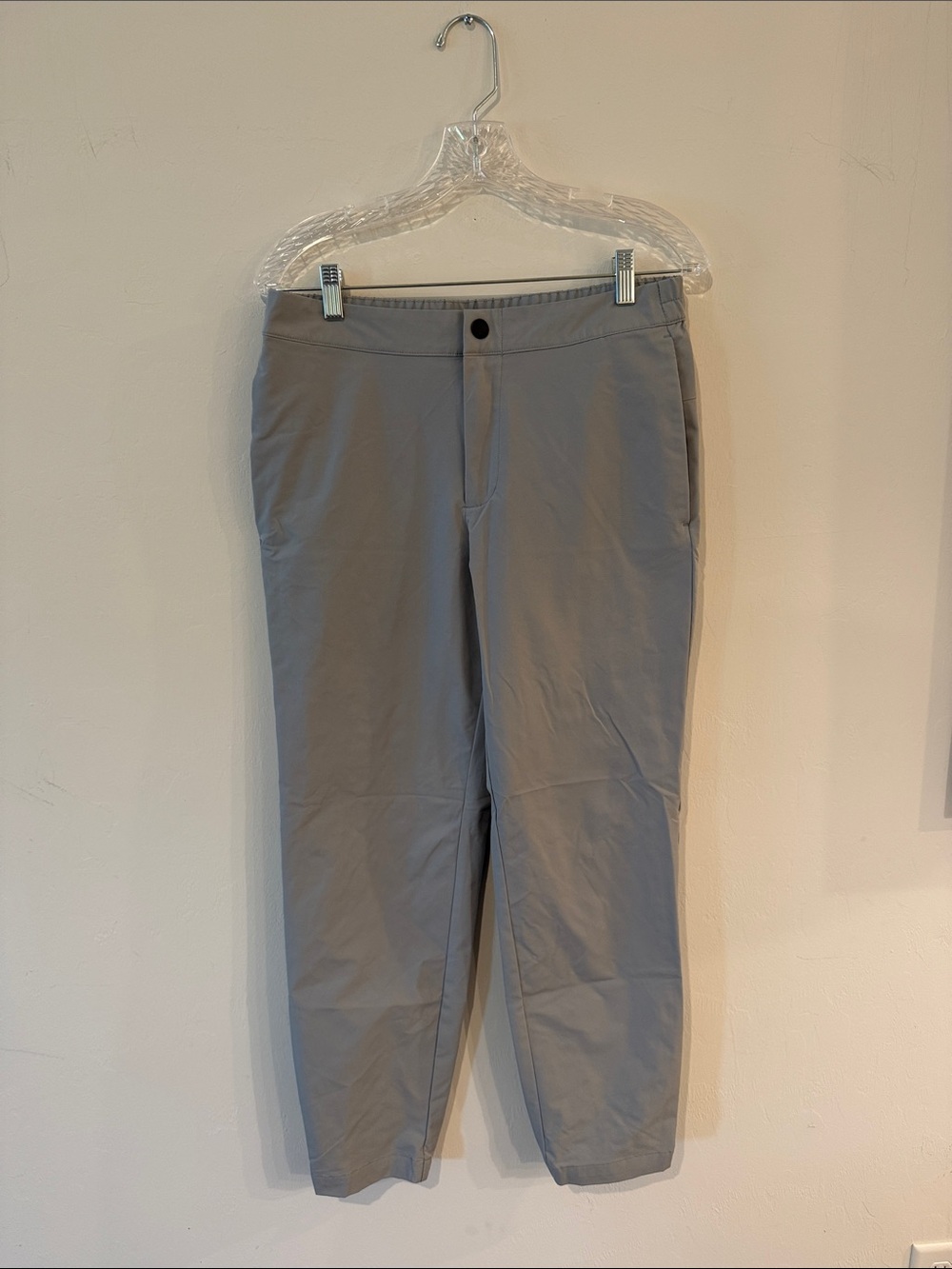 Banana Republic Light Gray Stretch Chinos